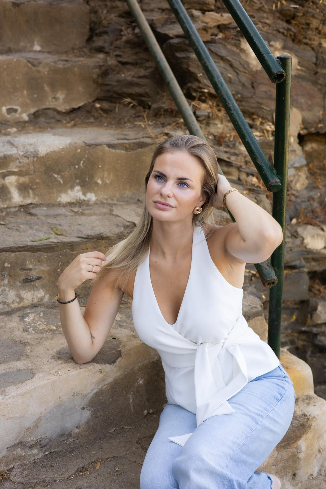 Liselot buiten